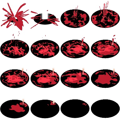 ザグ死エフェクト＆酒精エフェクト