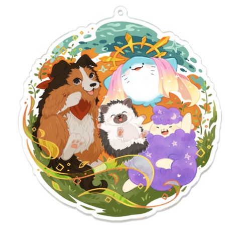 たまも動物園アクリルキーホルダー(パターン2)