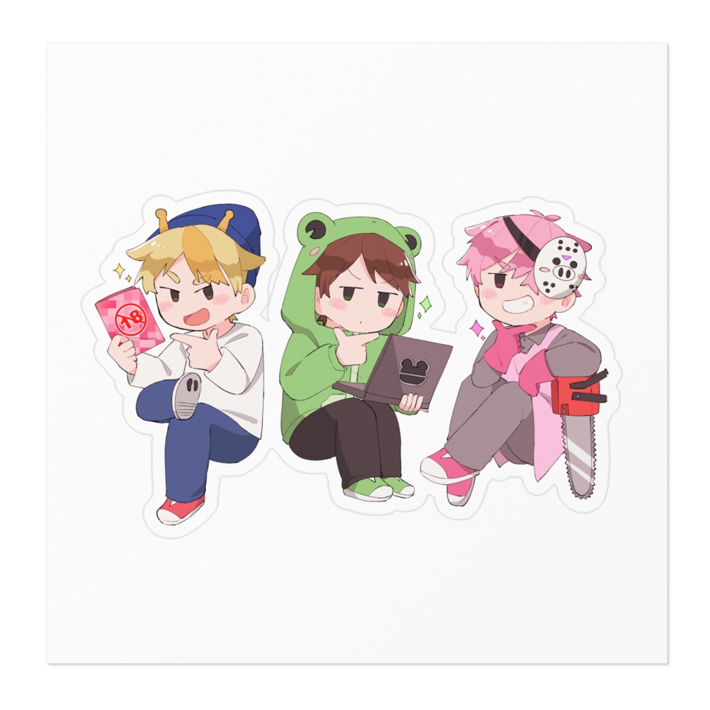 ドヤルミナティーステッカー