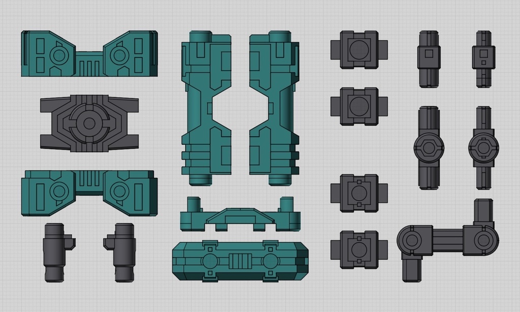 オリジナルSF武器シリーズ ブースターキャノンver.1.5(グリーン)