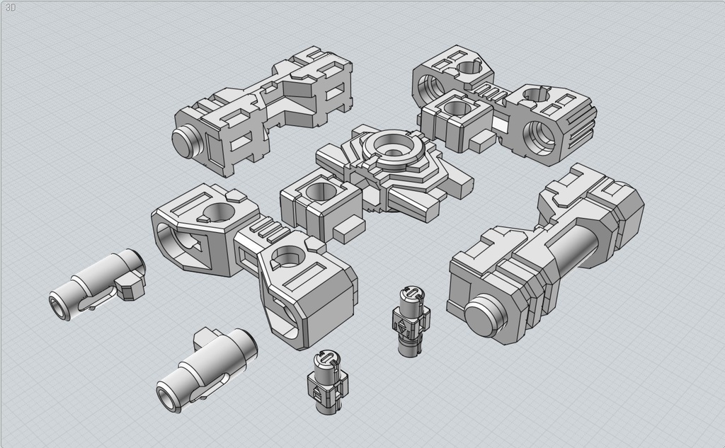 オリジナルSF武器シリーズ ブースターキャノンver.1.5(ホワイト)