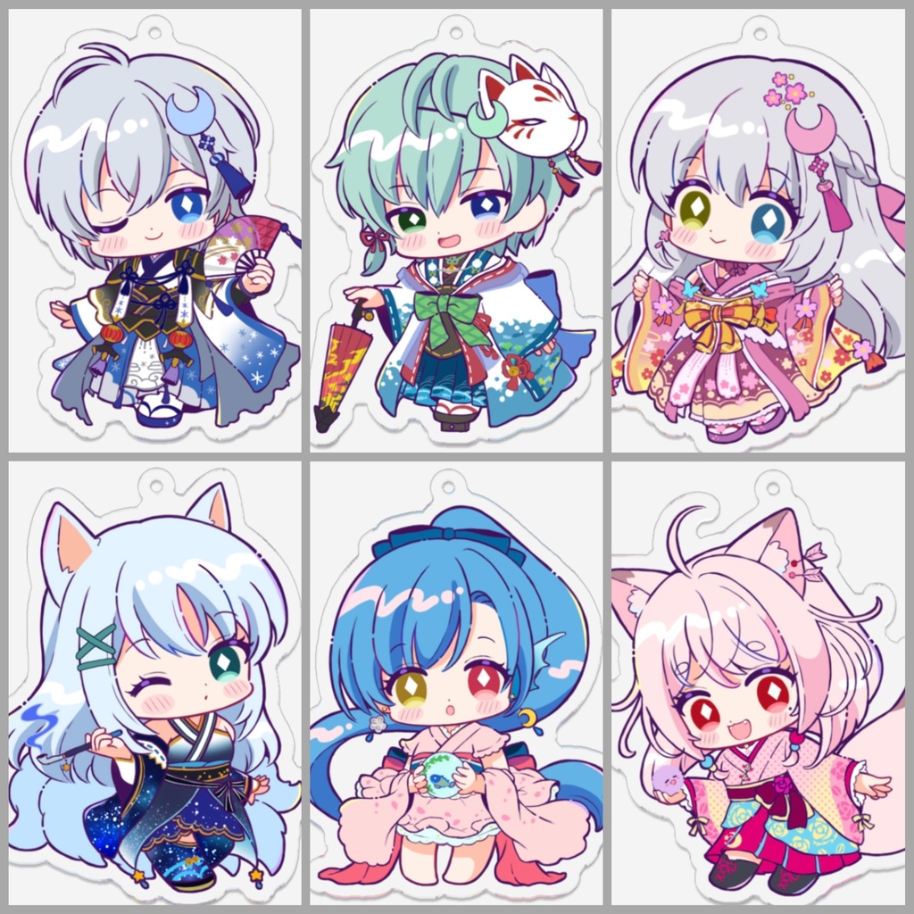 【受注生産】鏡花水月Project SDアクリルキーホルダー