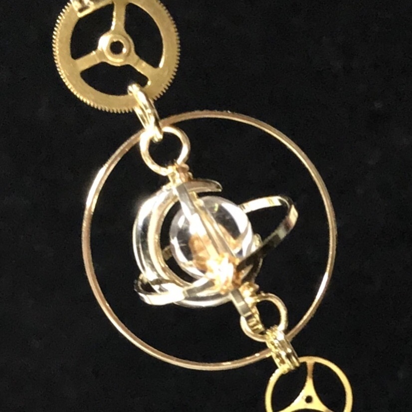 《クロノスの環》水晶・ゴールド