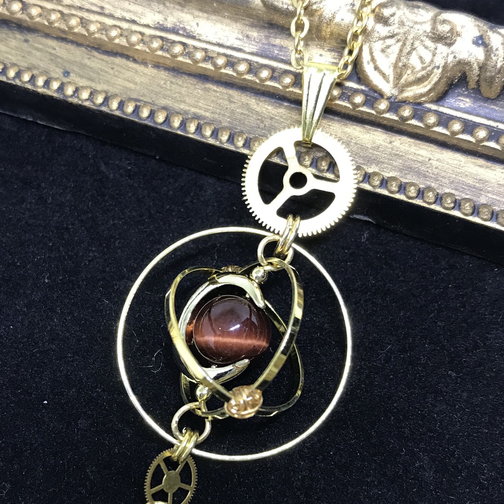 《クロノスの環》レッドタイガーアイ・ゴールド