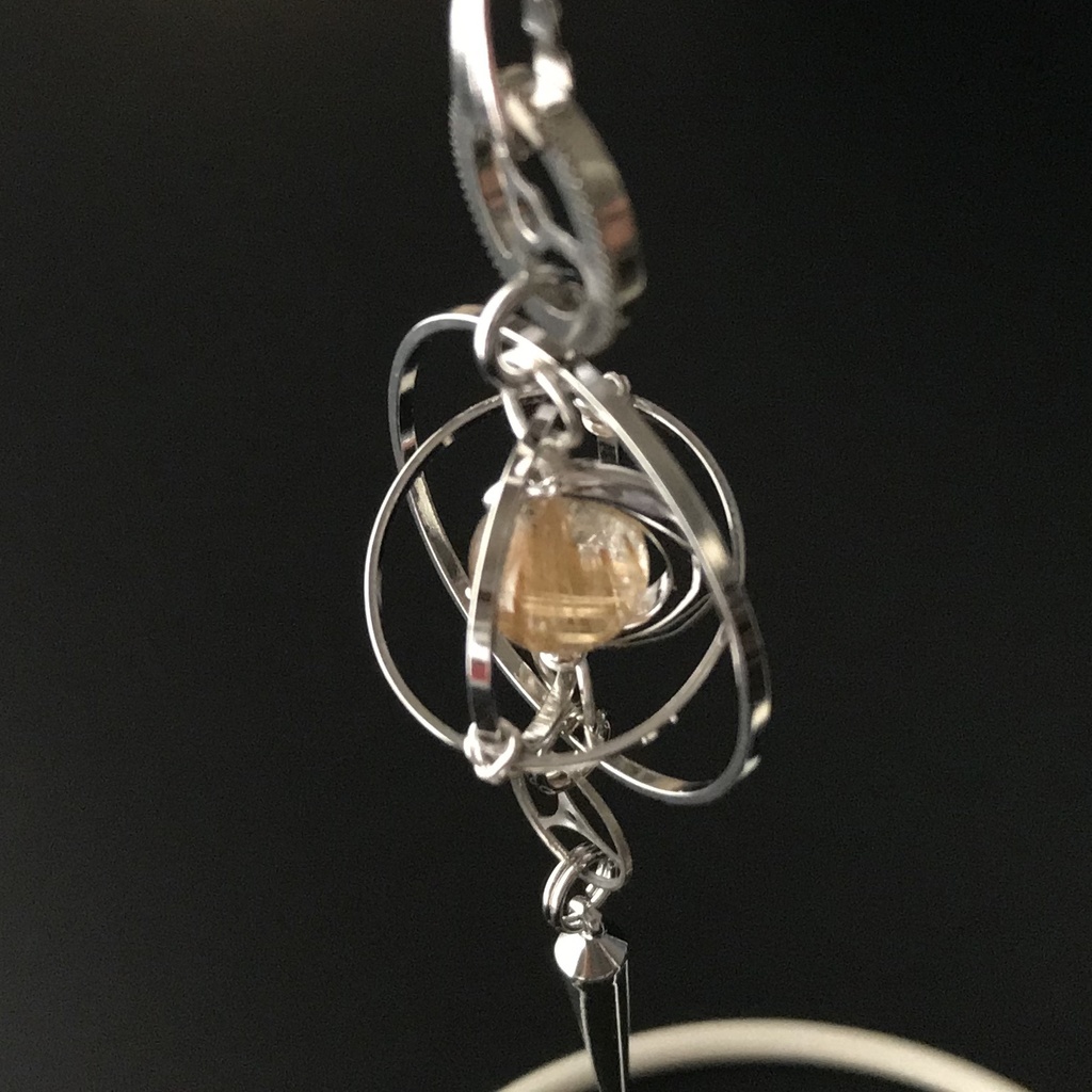 《クロノスの環》ルチルクォーツ・シルバー