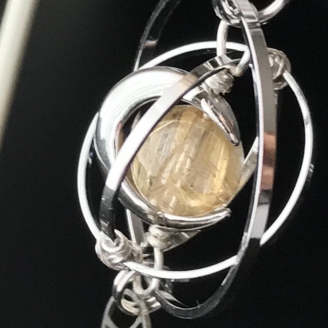 《クロノスの環》ルチルクォーツ・シルバー