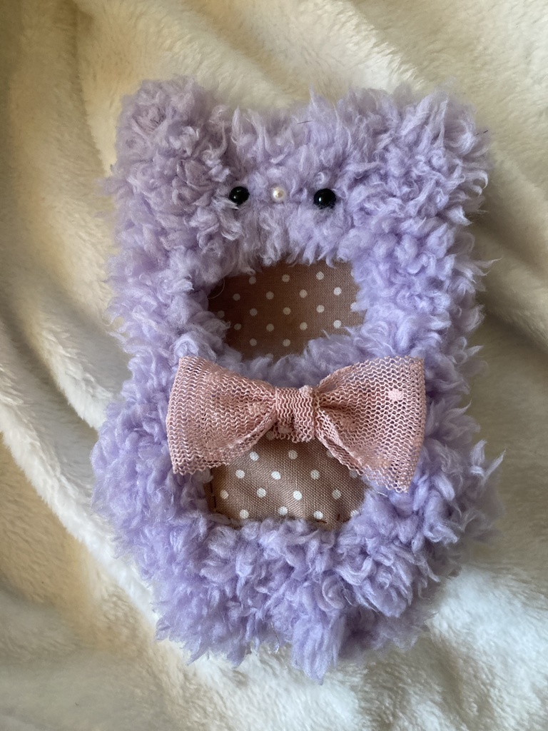 頑張るあなたを見守るクマ 10cmぬい服 着ぐるみ