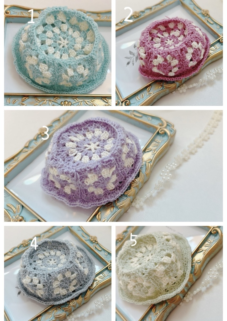 10-12センチサイズ グラニースクエア 帽子