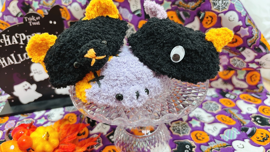 10cmぬいぐるみ🎃ハロウィン帽子