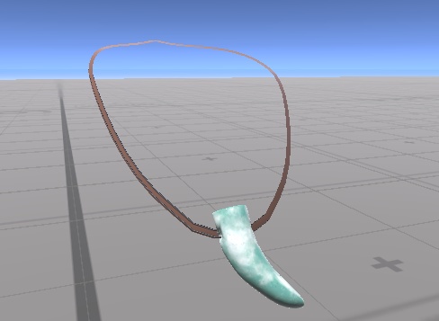 翡翠の首飾り【3D】