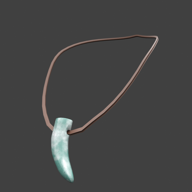 翡翠の首飾り【3D】