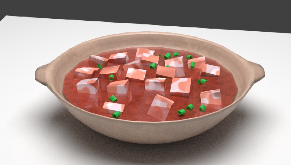 麻婆豆腐【3D】