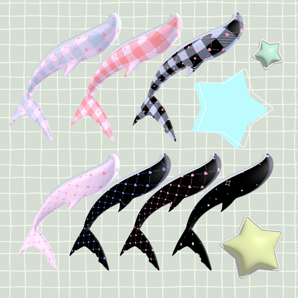 【無料版あり】ポップなしっぽ【VRChat想定】