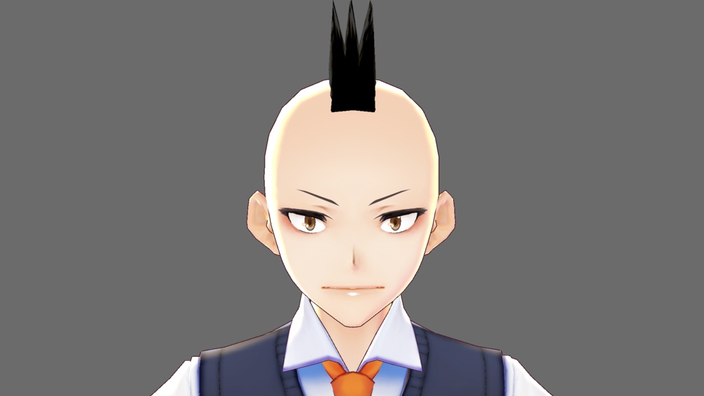 無料版あり【Vroid】モヒカンヘアプリセット