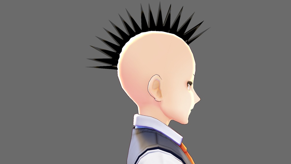 無料版あり【Vroid】モヒカンヘアプリセット