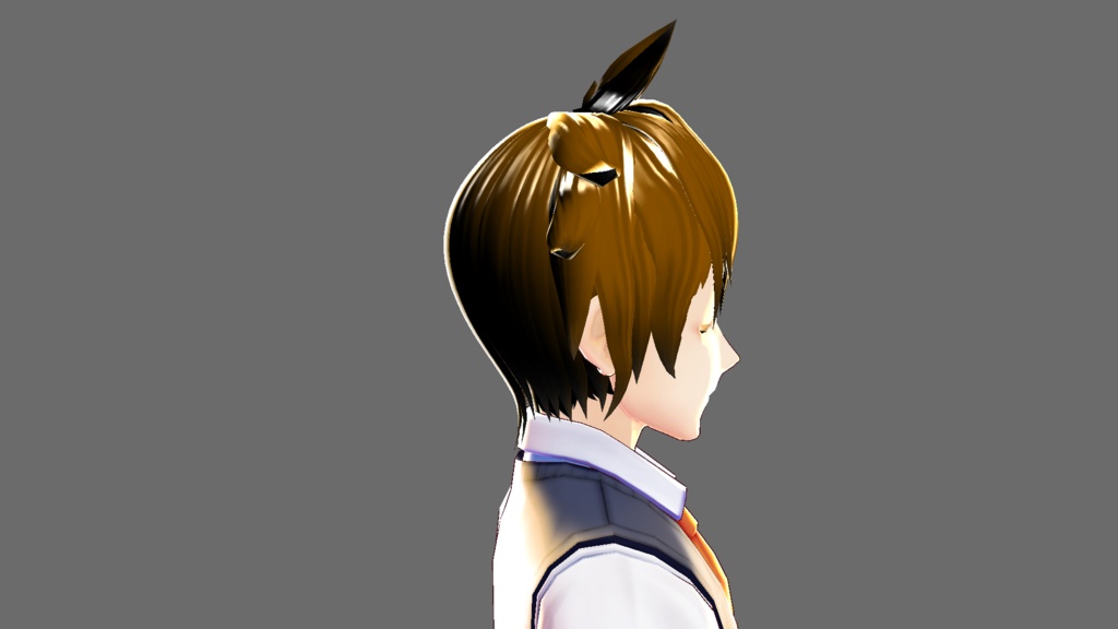 【Vroid】某キャラ風ツンツンヘアプリセット