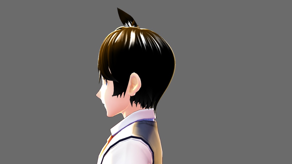 【Vroid】某キャラ風ツンツンヘアプリセット