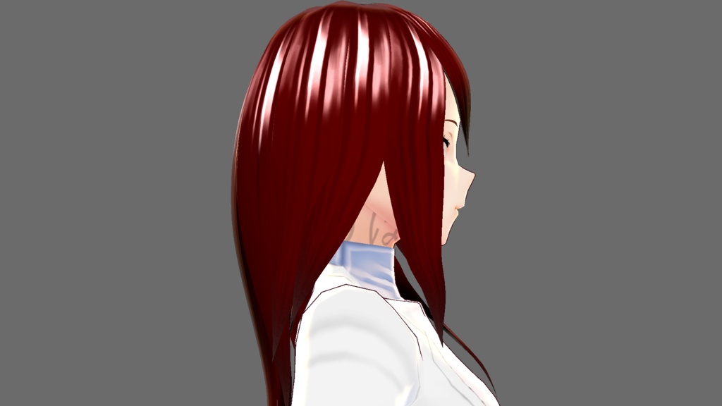 【Vroid】牧瀬紅莉栖風髪型ヘアプリセット