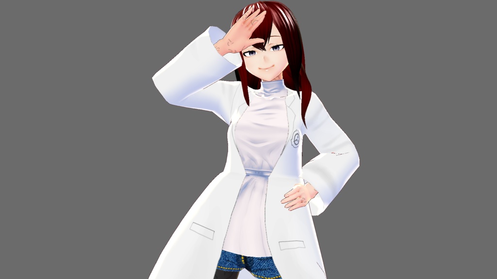 【Vroid】牧瀬紅莉栖風髪型ヘアプリセット