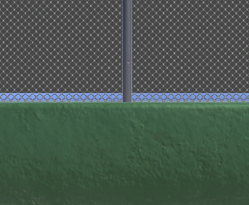 バックネットフェンス