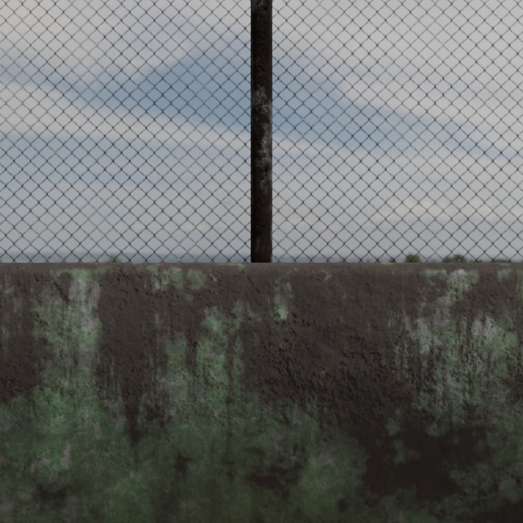 バックネットフェンス