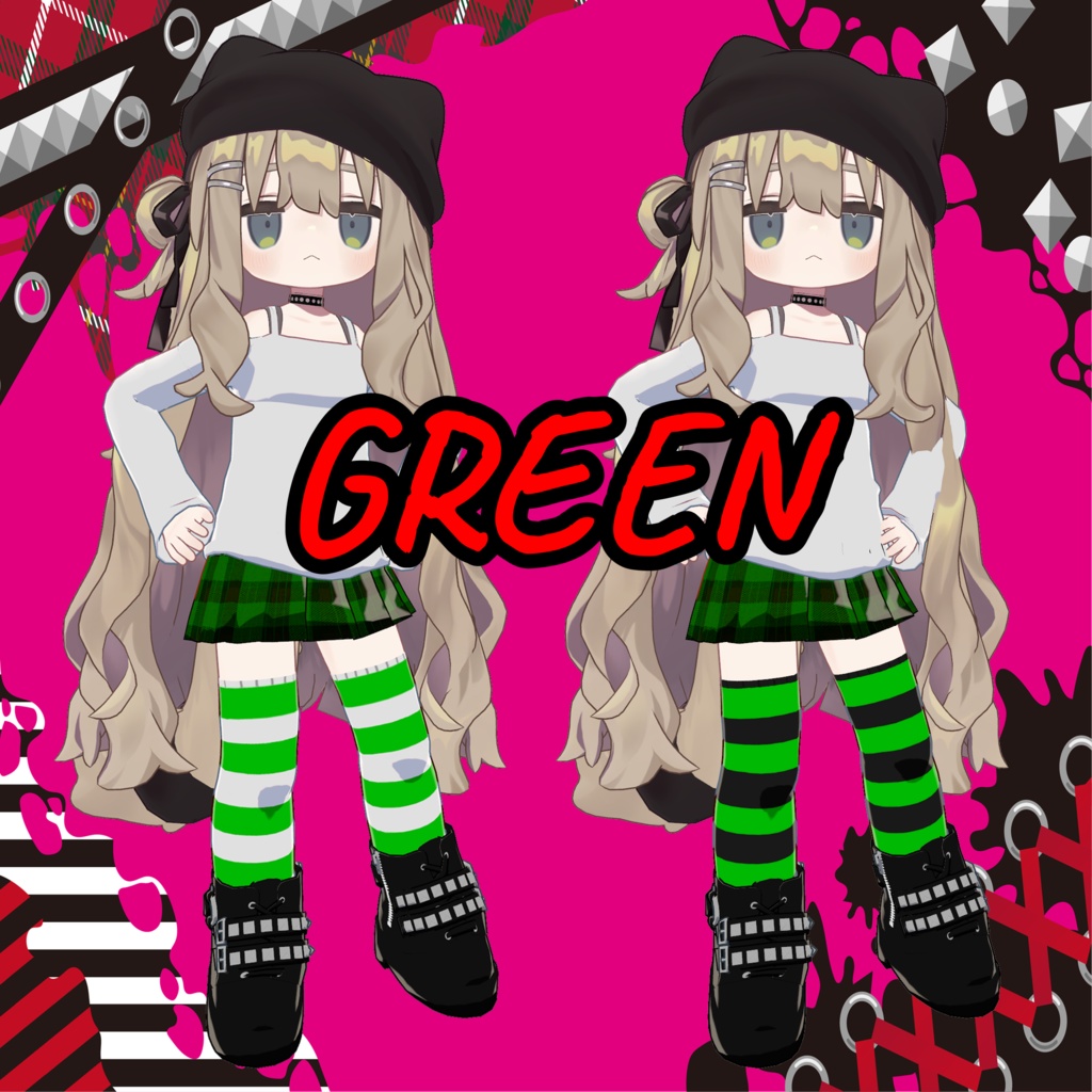 【無料有】NOISE PUNK OUTFIT – 7 Colors