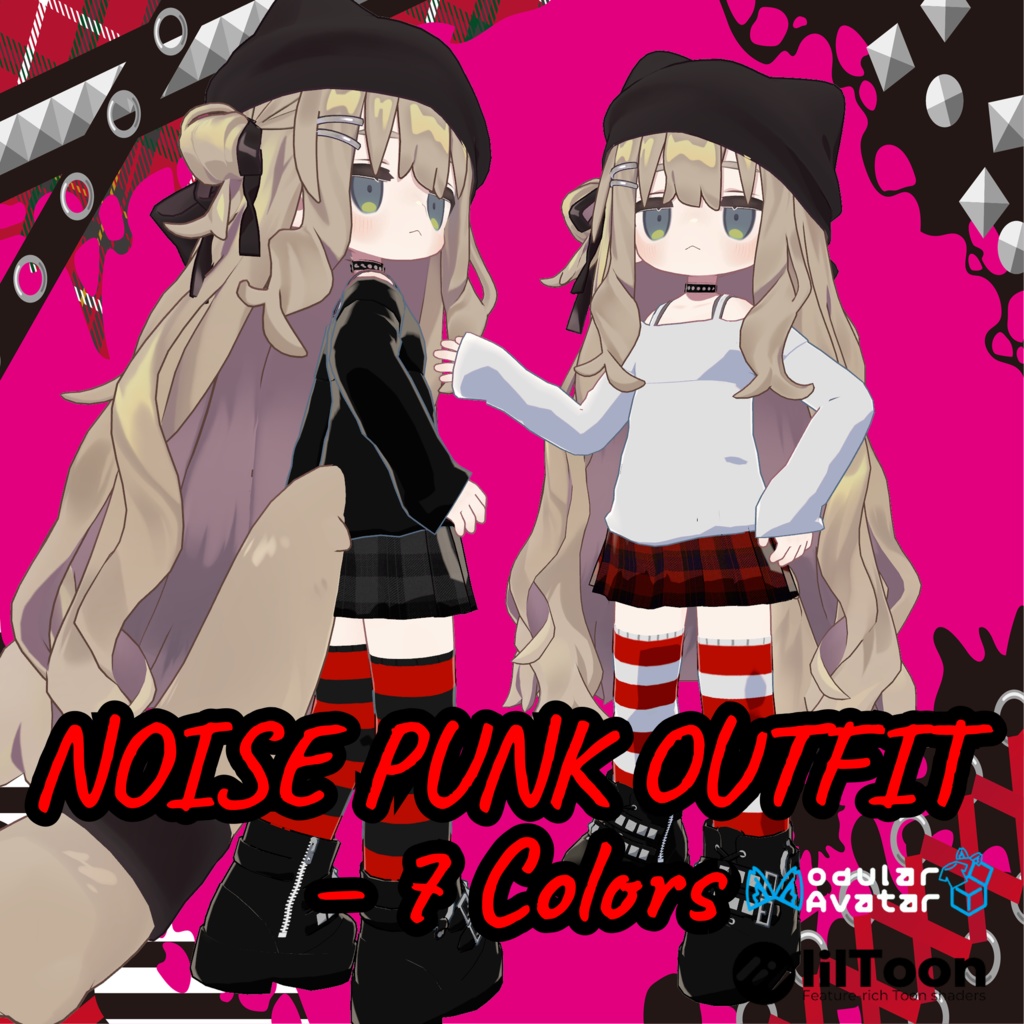 【無料有】NOISE PUNK OUTFIT – 7 Colors