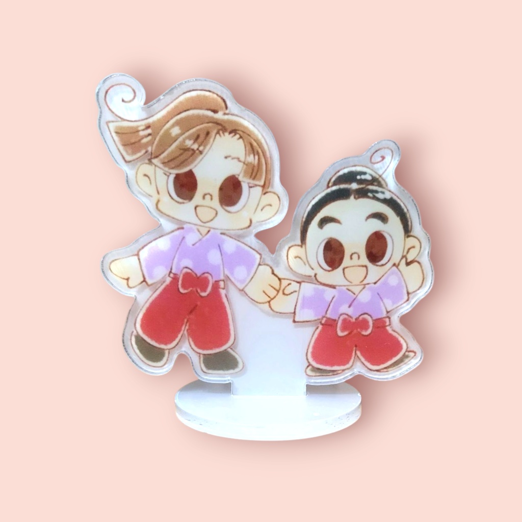 三木ヱ門としんベヱのお揃いアクスタ