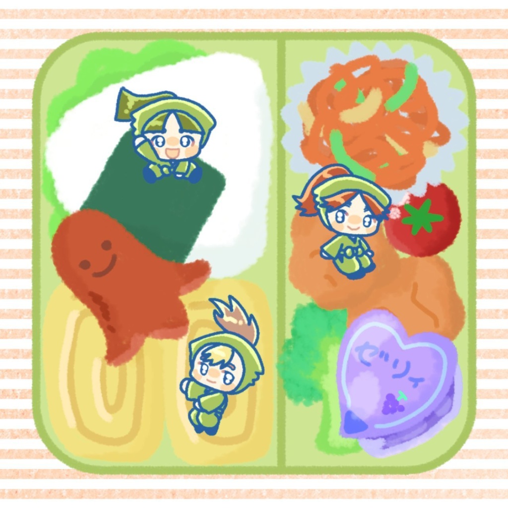 三年生のおべんとミラー