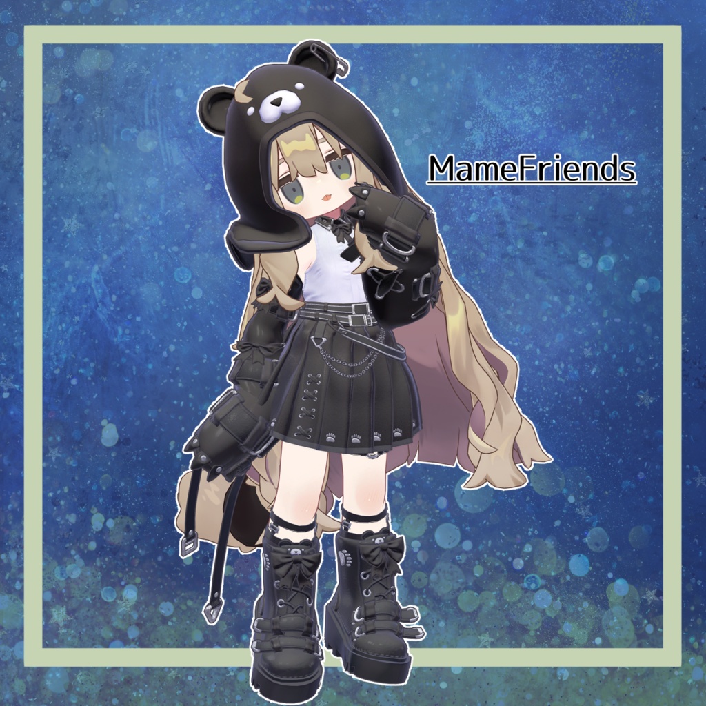 ベアフード・ブラウス【Bear_Hood_Blouse】