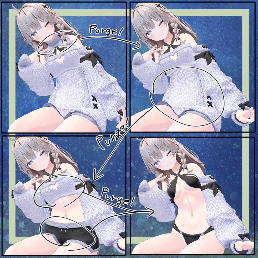 パージニット【Purge_Knit】