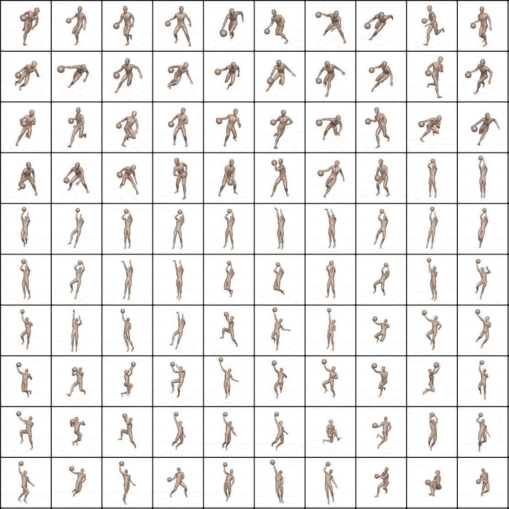 作画用のスポーツポーズ集 男・バスケ編