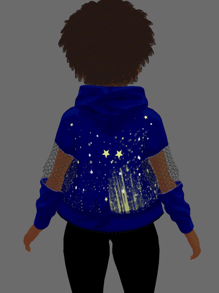 Stars & moon Sweater- Dark blue