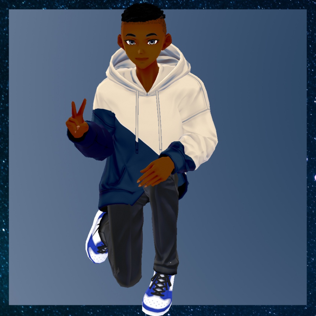 Andre - Male with Wave curly hair