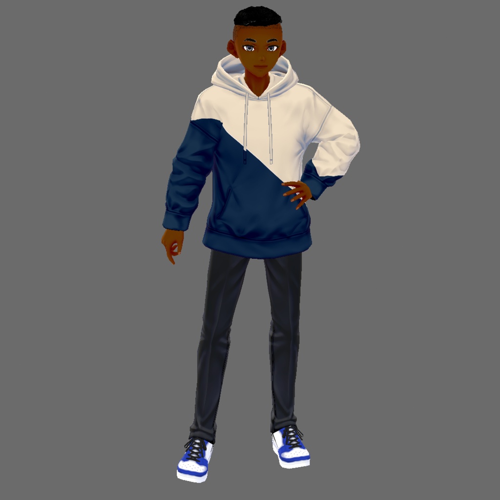 Andre - Male with Wave curly hair