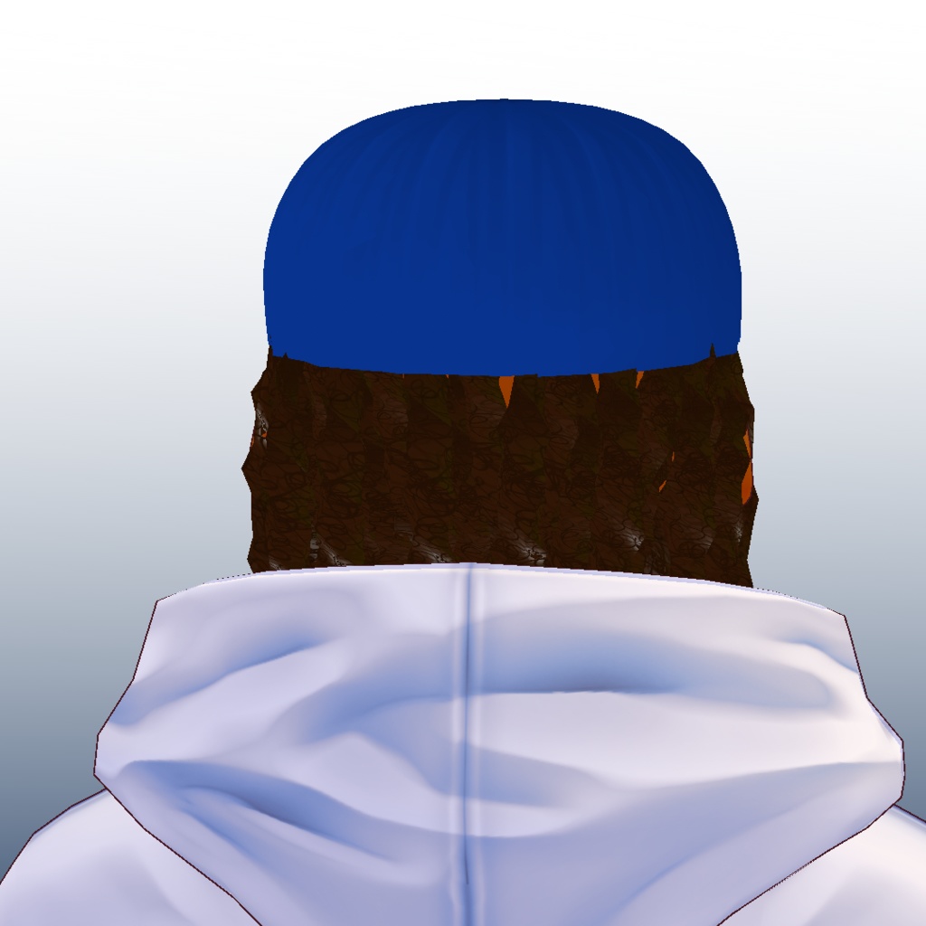 Baseball hat with dreads - Hair Preset