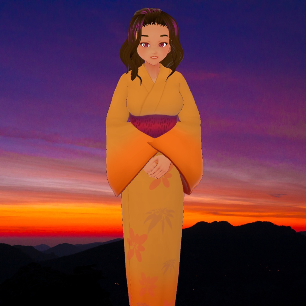 Sunset Kimono