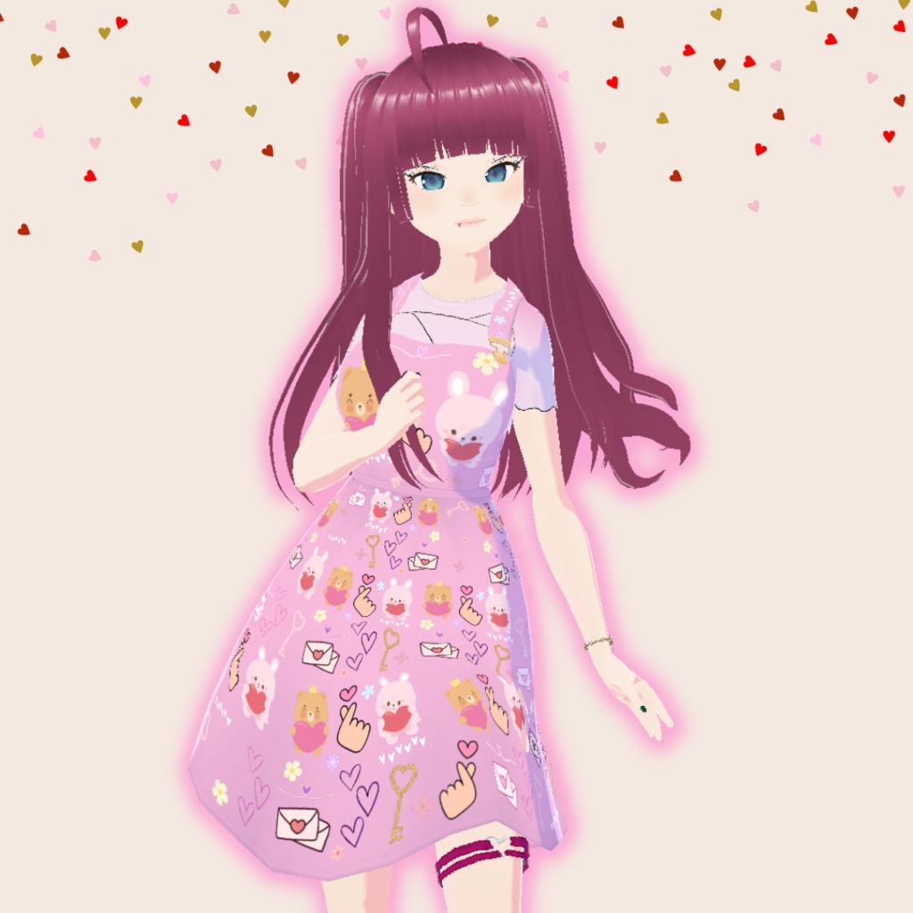Kawaii Pink Layered Dress