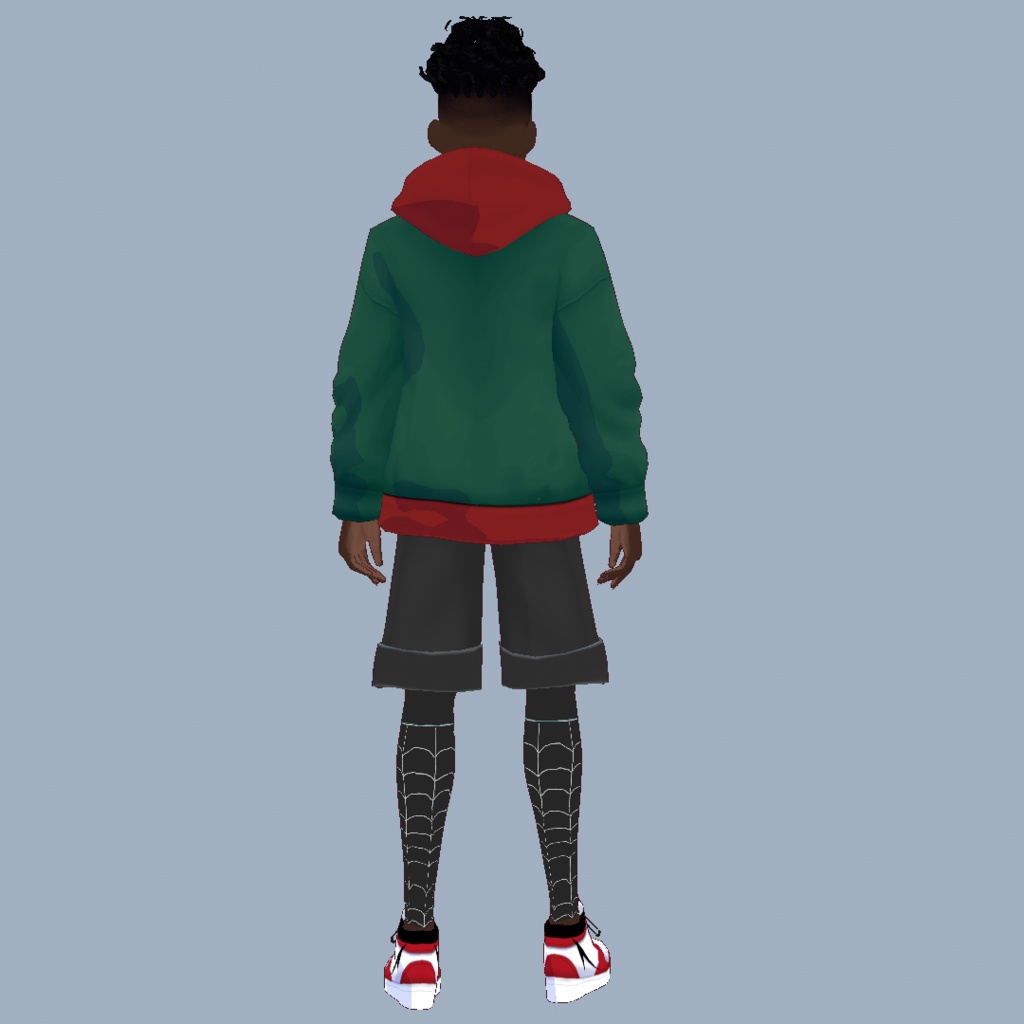 Miles Morales Casual Model (by: Beef Ice cream)