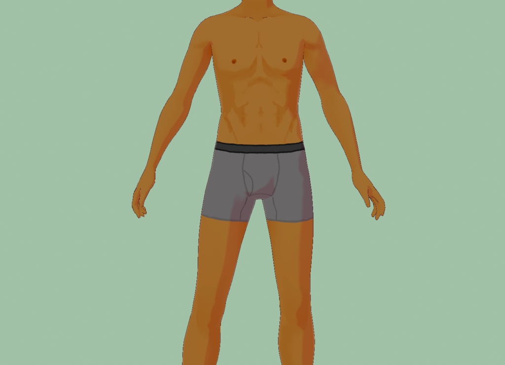 FREE MALE Dark skin pack (5 Different Tones)