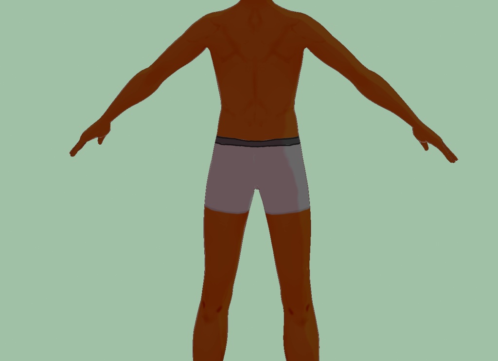 FREE MALE Dark skin pack (5 Different Tones)