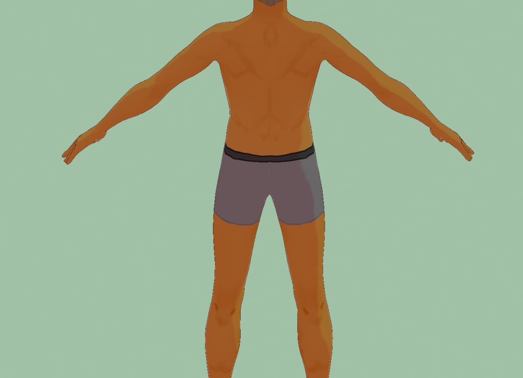 FREE MALE Dark skin pack (5 Different Tones)