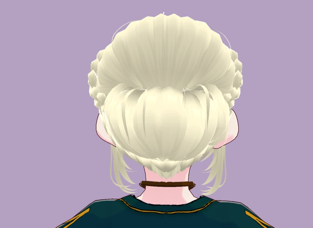 Violet Evergarden Hair- Low Bun with braids