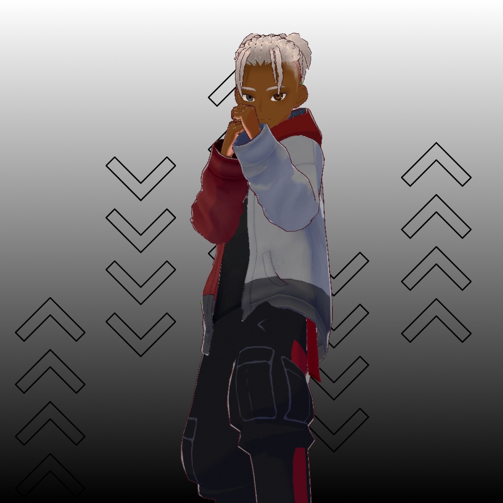 Black Male with blonde dreads