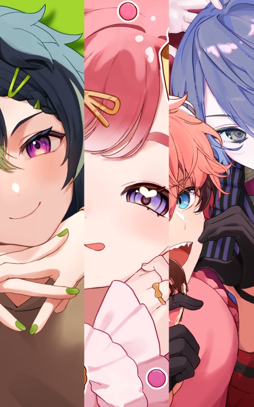 新刊AURA にじさんじイラスト本+アクリルキーホルダーセット