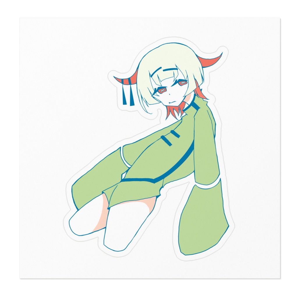 角子ステッカー