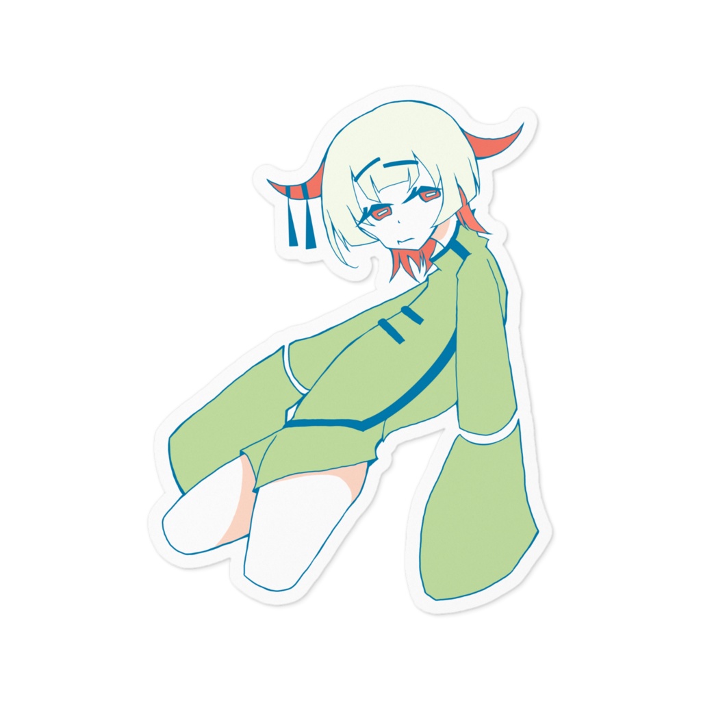 角子ステッカー