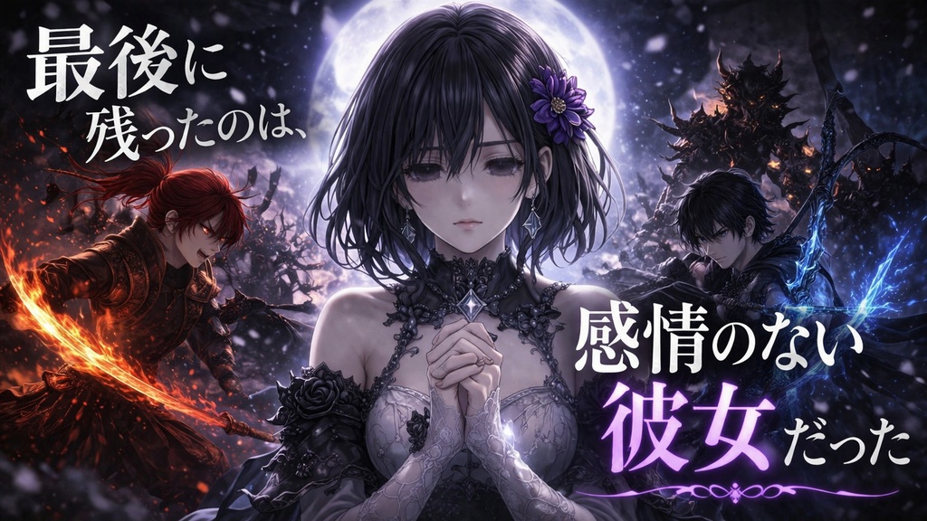 最後に残ったのは、感情のない彼女だった【SOUL REQUIEM｜ダークファンタジーイラスト集25枚】