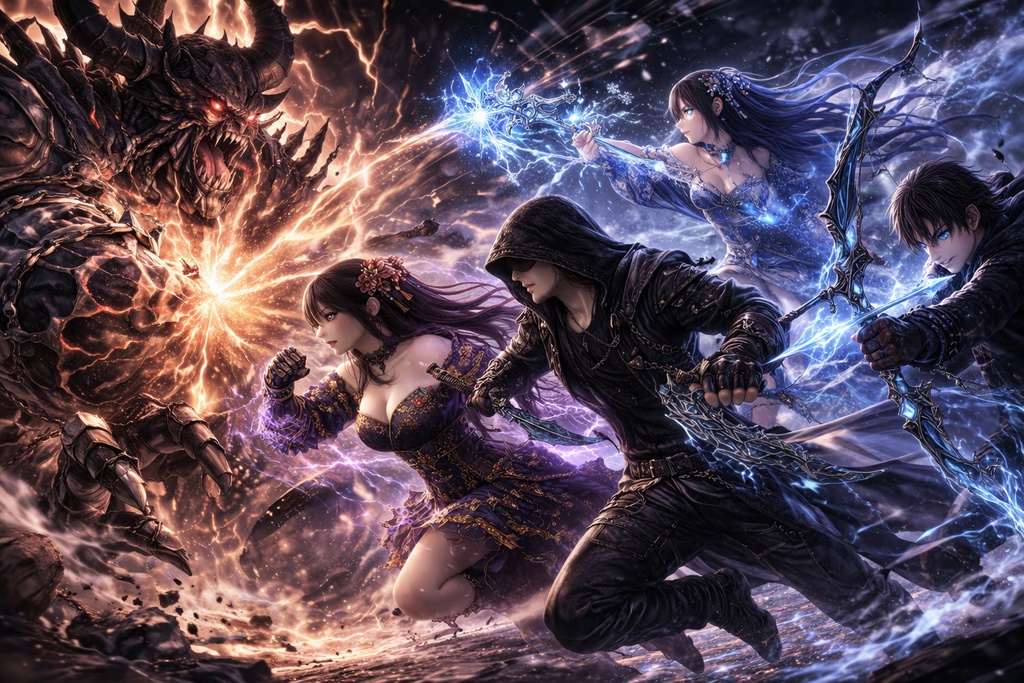 最後に残ったのは、感情のない彼女だった【SOUL REQUIEM|ダークファンタジーイラスト集25枚】