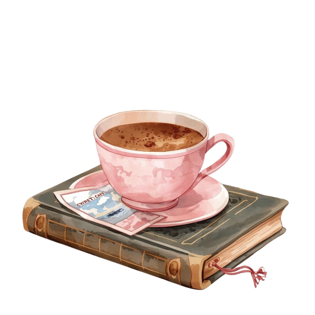 水彩 ピンクアンティーク 旅行クリップアートセット – 10点 PNG 背景透過